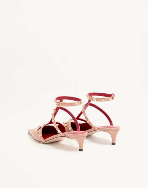 Valentino Garavani - Rockstud Court Shoes In Kid Leather 40mm - Phard - Woman - Pumps And Slingbacks
