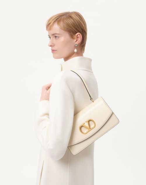Valentino - Compact Drap Coat - Ivory - Woman - Coats And Outerwear