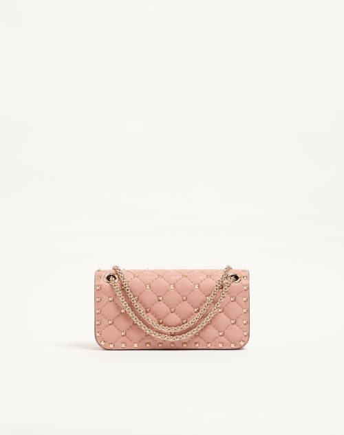 Valentino Garavani - Valentino Garavani Rockstud Spike Small Shoulder Bag In Kidskin - Phard - Woman - Shoulder Bags
