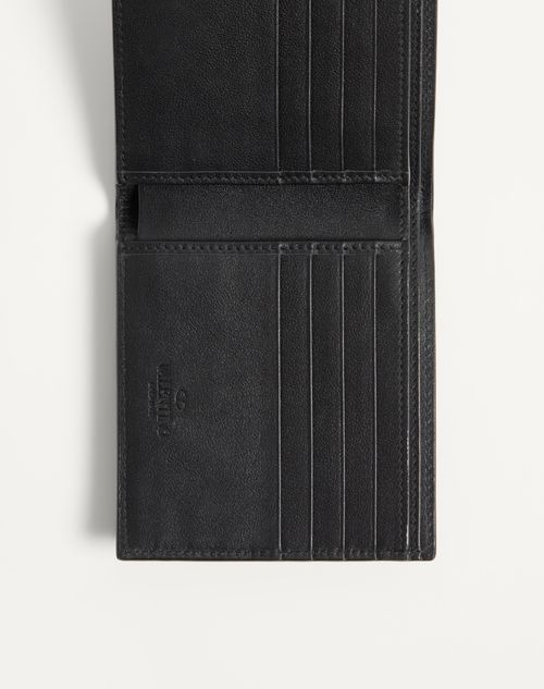 Valentino Garavani - Vlogo Signature Wallet - Black - Man - Wallets And Small Leather Goods