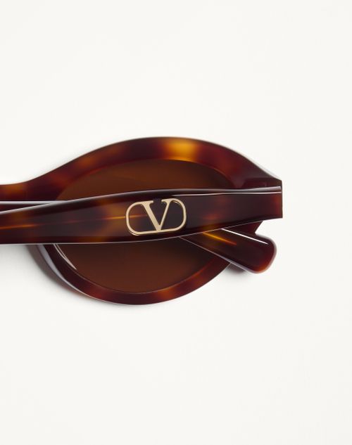 Valentino - Cat-eye Acetate Eyewear - Havana/brown - Woman - Eyewear