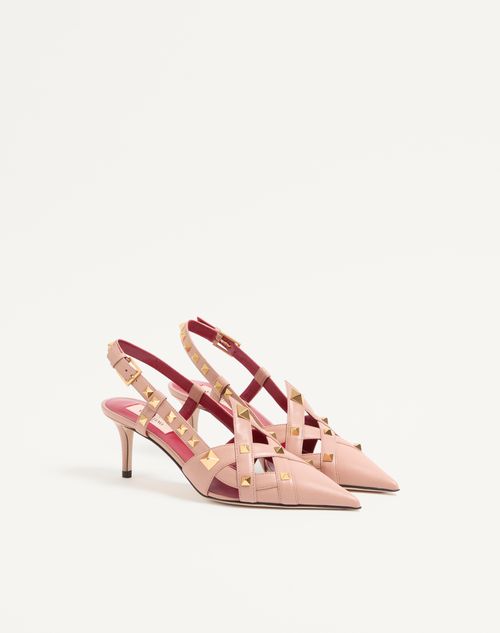 Valentino Garavani - スタディ キッドスキン スリングバックパンプス 65mm - ピンク - ウィメンズ - パンプス