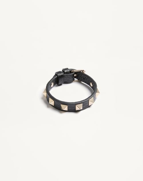 Valentino Garavani - Pulsera Rockstud - Negro - Mujer - Joyas