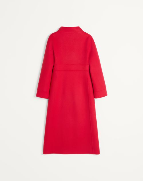 Valentino - Compact Drap Coat - Paris - Woman - Coats And Outerwear