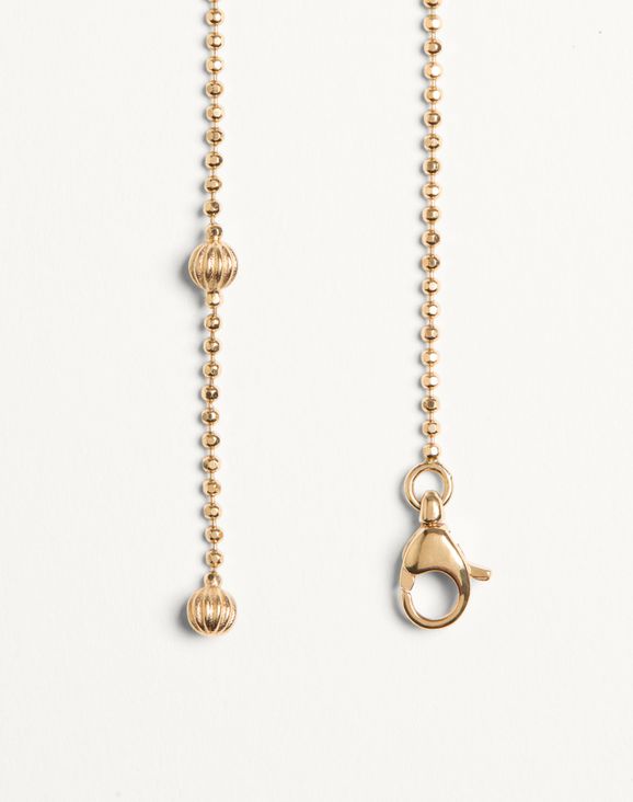 オヴァレット メタルx スワロフスキー®クリスタル ネックレス for