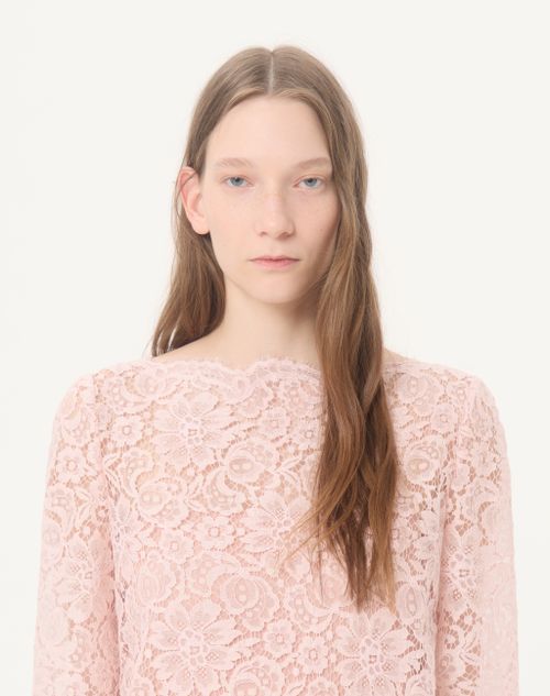 Valentino - Spitzenoberteil - Rosa - Frau - Blusen Und Tops