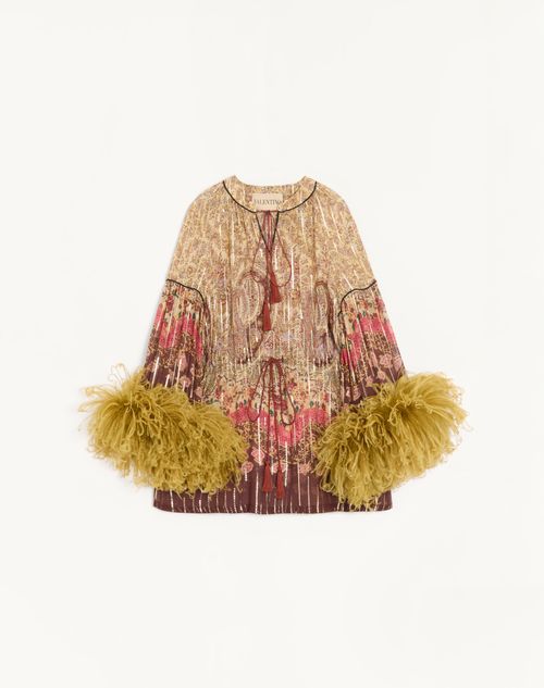 Valentino - Top In Pekin Voyage Imaginaire Paisley - Multicolor - Donna - Camicie E Top