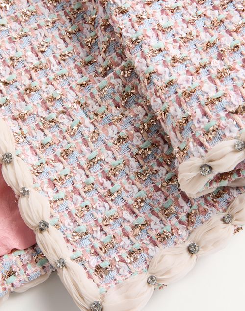 Valentino - Embroidered Ribbon Tweed Jacket - Multicolor - Woman - Jackets And Blazers