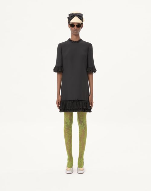 Valentino - Crepe Couture Short Dress - Black - Woman - Dresses