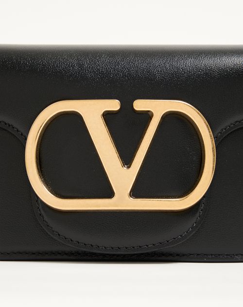 Valentino Garavani - ヴァレンティノ ガラヴァーニ ロコ カーフスキン スモール ショルダーバッグ - ブラック - ウィメンズ - ショルダーバッグ