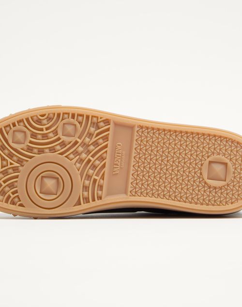 Valentino Garavani - Upvillage Low-top Sneaker In Perforated Nappa Leather - Black - Man - Sneakers