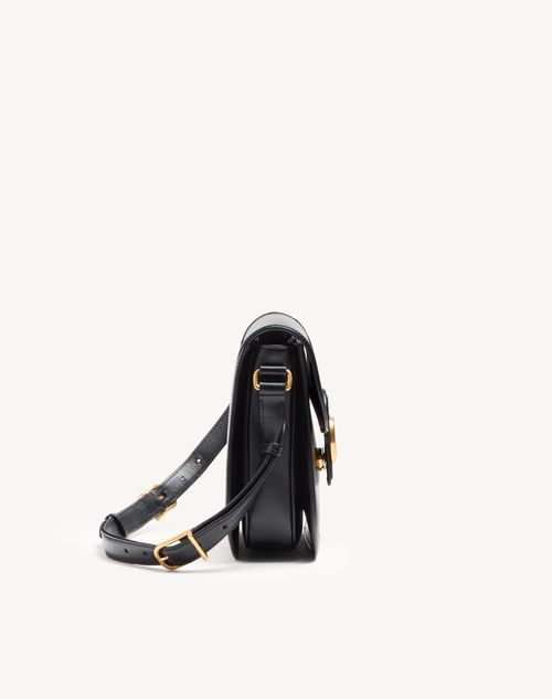 Valentino Garavani - Valentino Garavani 9to5 Smooth Calfskin Shoulder Bag - Black - Woman - Shoulder Bags