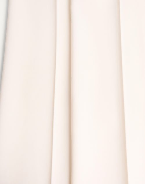 Valentino - Valentino Wool Grisaille Trousers - Latte - Man - Trousers And Shorts