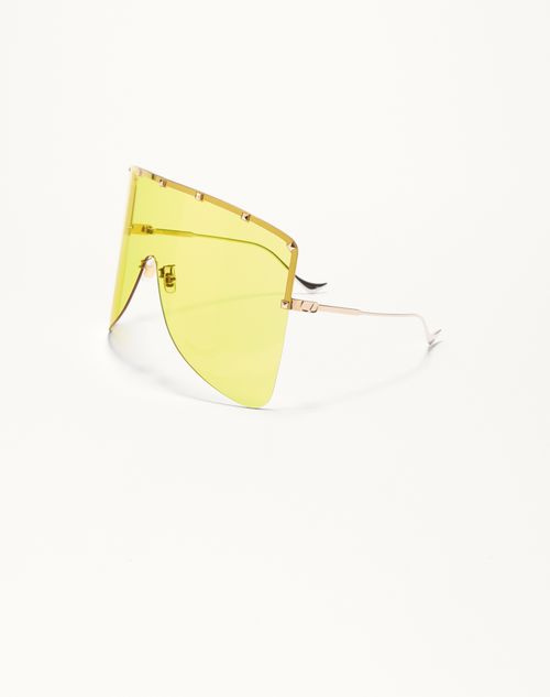 Valentino - Metal Mask Eyewear - Gold/yellow - Unisex - Eyewear
