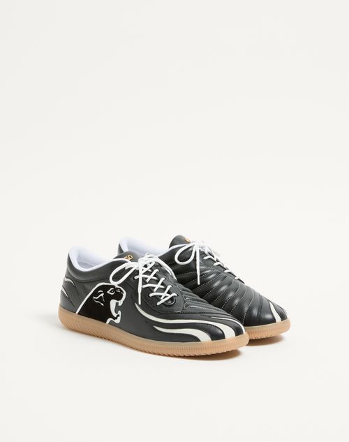 Valentino Garavani - Kicky Nappa Sneaker - Black - Man - Sneakers