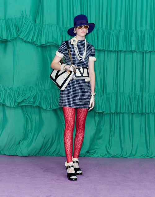 Valentino Garavani - Vlogo Signature Hat In Lapin Fabric - Purple - Woman - Hats And Gloves