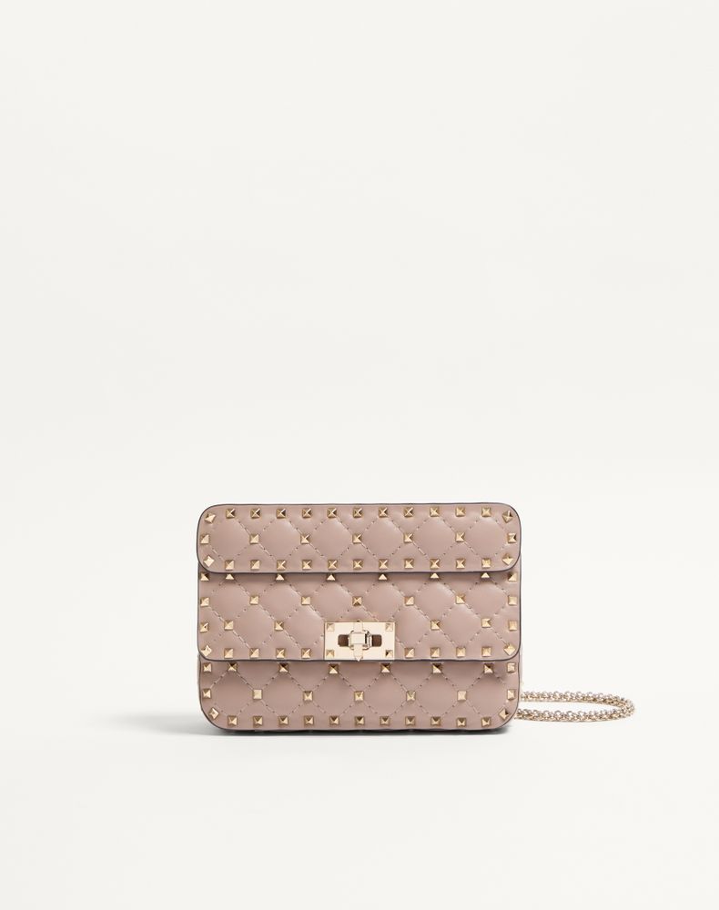 Valentino Garavani Women's Poudre Small Nappa Rockstud Spike Bag Woman Uni