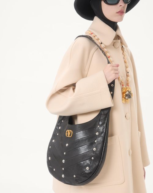 Valentino - Wool Drap Peacoat - Birch - Woman - Coats And Outerwear
