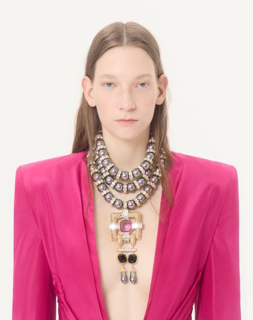 Valentino - Taffeta Jacket - Fuchsia - Woman - Jackets And Blazers