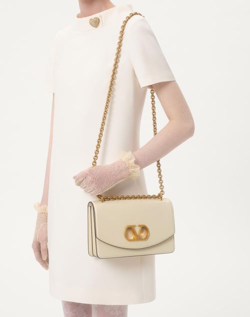 Valentino - Crepe Couture Short Dress - Ivory - Woman - Dresses