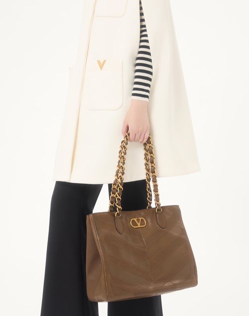 Valentino - Drill Double Cape - Ivory - Woman - Coats And Outerwear