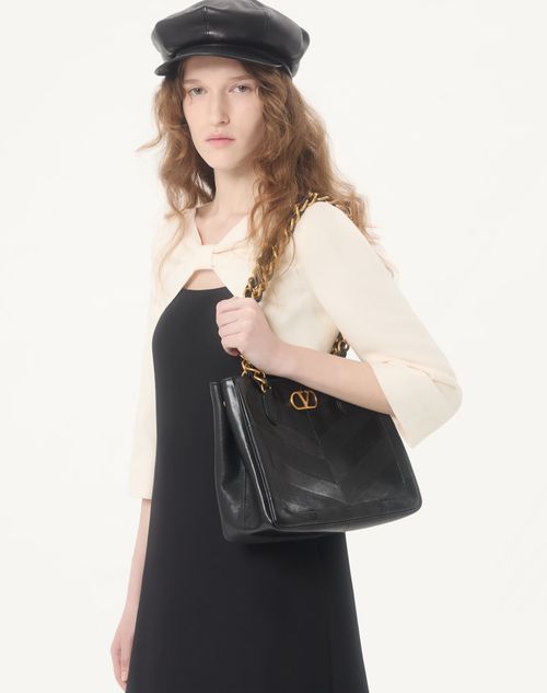 Valentino - Crepe Couture Short Dress - Black/ivory - Woman - Dresses