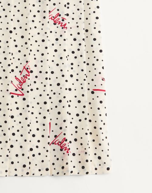 Valentino - 플루스 드 푸아 버블 프린트 크레이프 드 신 스커트 - 바닐라/멀티컬러 - 여성 - 스커트