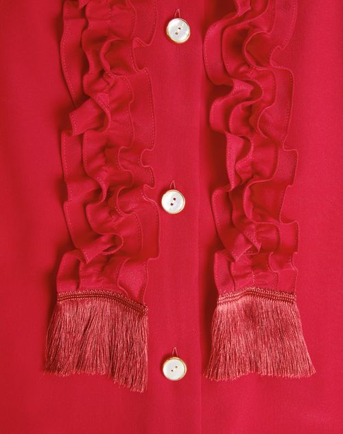 Valentino - Camicia In Crepe De Chine - Paris - Donna - Camicie E Top