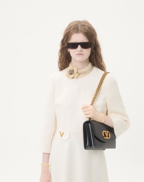 Valentino - Crepe Couture Midi Dress - Ivory - Woman - Dresses