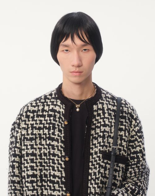 Valentino - Cotton T-shirt With Vlogo Patch - Black - Man - Tshirts And Sweatshirts