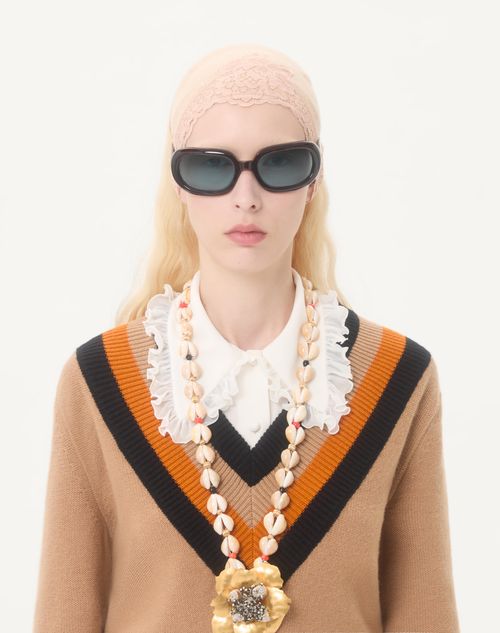 Valentino - Crepe De Chine Shirt - Ivory - Woman - Shirts And Tops