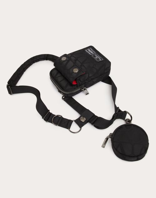 Valentino Garavani - ヴァレンティノ ガラヴァーニ アンド ポーター Shoulder Pouch - ブラック - メンズ - ショルダーバッグ