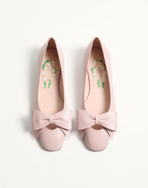 Valentino Garavani - Bowow Kidskin Ballerina - Woman - Ballerinas