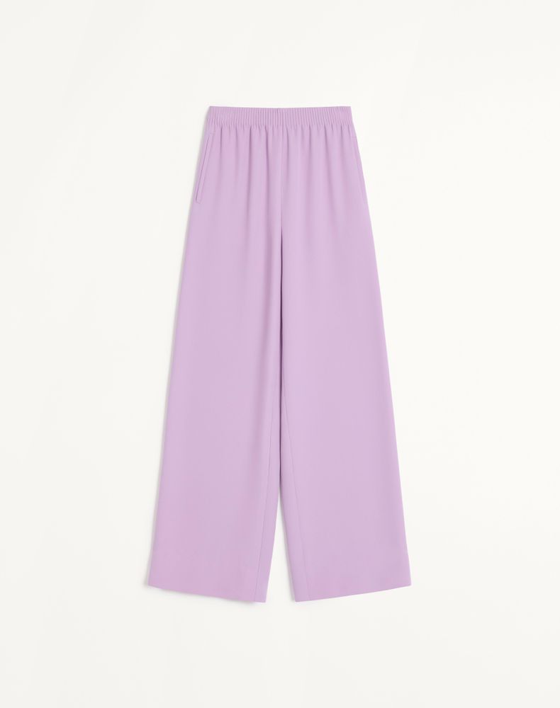 Valentino Women's Soft Wisteria Cady Couture Trousers Woman 46