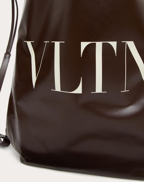 Valentino Garavani - Vltn Soft Backpack In Calfskin - Fondant/white - Man - Backpacks