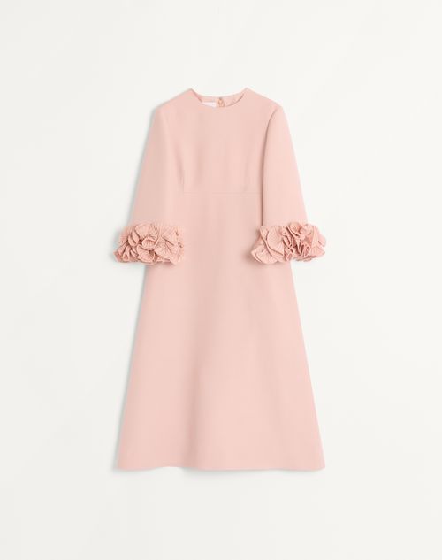 Valentino Abito Midi In Crepe Couture Donna Rosa Antico 48
