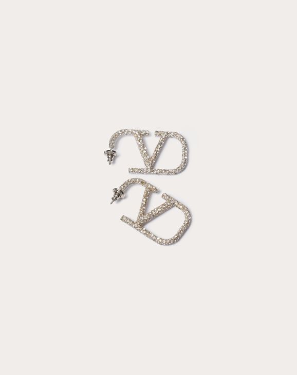 【Valentino】EARRINGS VLOGO SIGNATURE STRASS◆7W2J0G73YCW Vlogo-Signature-Earrings-In-