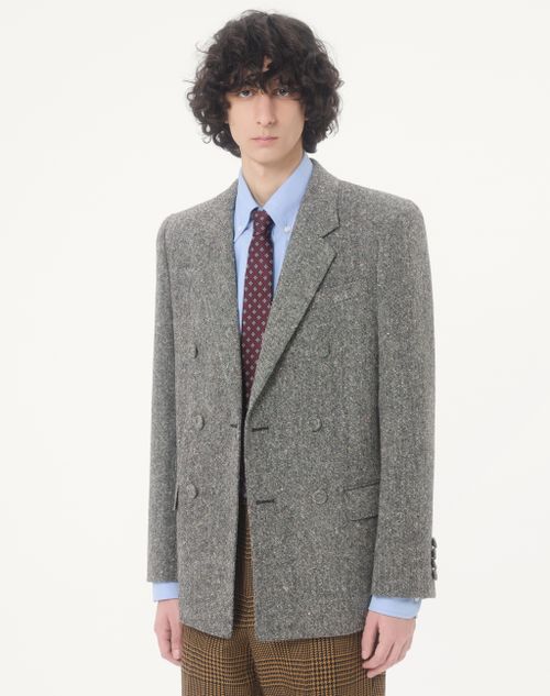 Valentino Garavani - Valentie Micro-check Silk Tie - Multicolour - Man - Ties