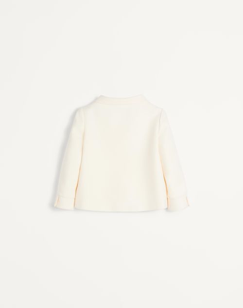 Valentino - Crepe Couture Jacket - Ivory - Woman - Jackets And Blazers
