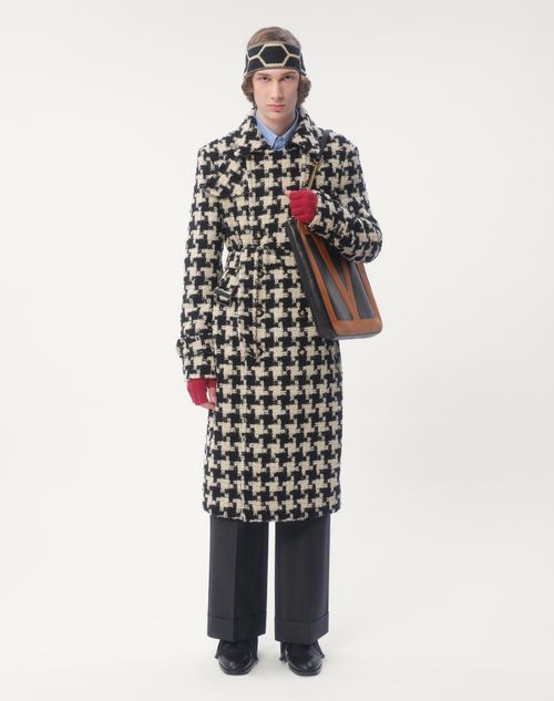 Valentino Garavani - Cabas Valentino Garavani Viva Superstar En Cuir Nappa - Noir/pimenter - Homme - Cabas