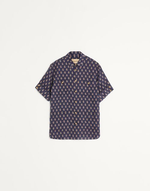  - Marineblau/creme/rot