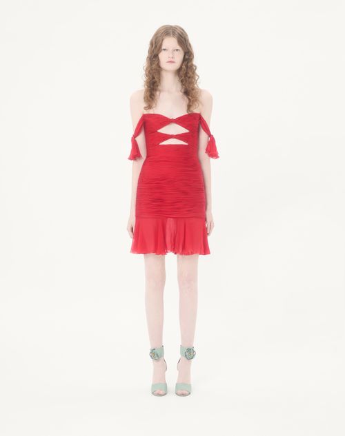 Valentino - Chiffon Short Dress - Paris - Woman - Dresses