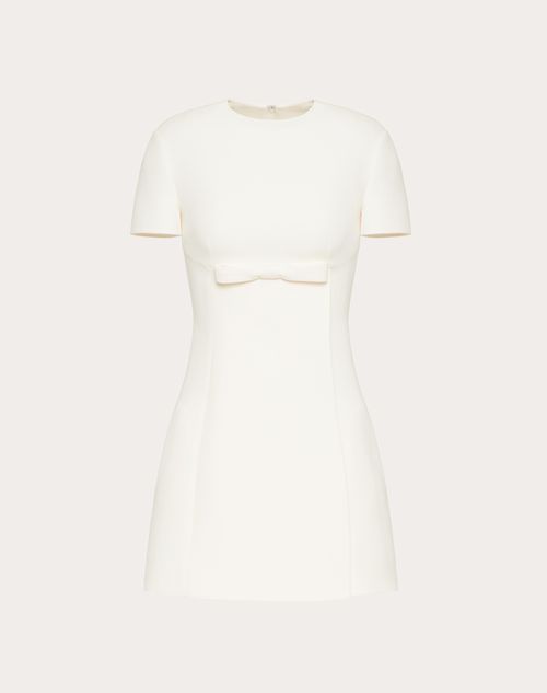 Valentino Crepe Couture Dress Woman Ivory 44