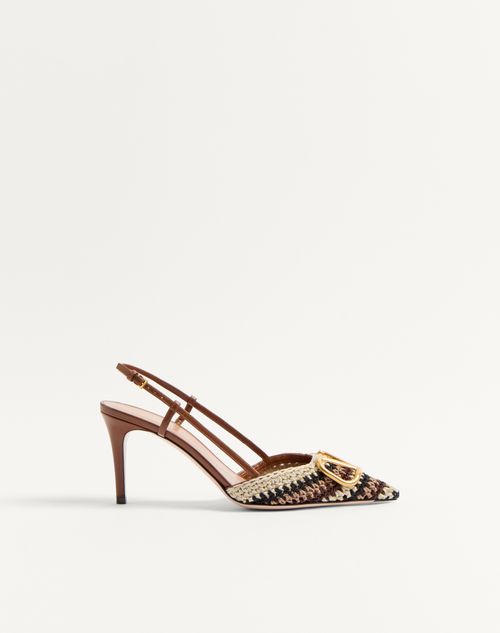Valentino Off-white Out Of Office Leather Sneakers In Multicolour
