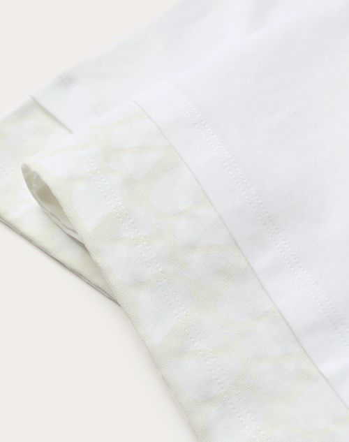 Valentino - Baumwoll-t-shirt Mit Toile Iconographe-detail - Weiß - Mann - T-shirts & Sweatshirts