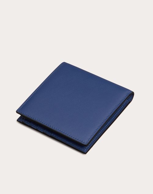 Valentino Garavani - Vロゴ シグネチャー ウォレット - ブルー - メンズ - 