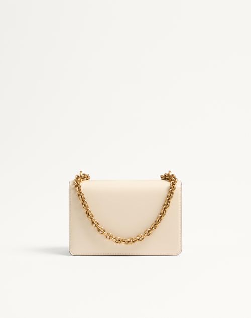 Valentino Garavani - Valentino Garavani Vain Small Shoulder Bag In Shiny Calfskin - Butter - Woman - Shoulder Bags