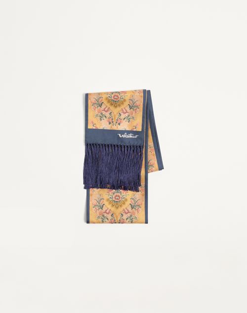 Valentino Garavani - Après L'hiver Bandeau-schal Aus Seide Mit Fransen - Multicolor - Mann - Softe Accessoires
