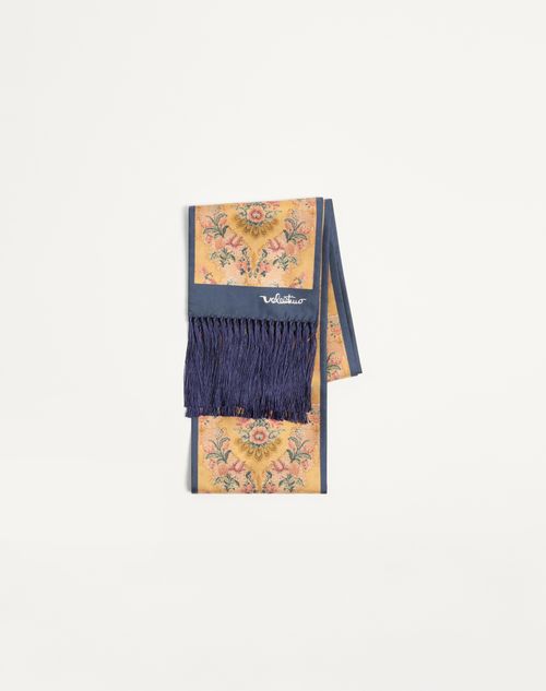 Valentino Garavani - Après L'hiver Bandeau Scarf In Silk With Fringes - Multicolor - Man - Soft Accessories