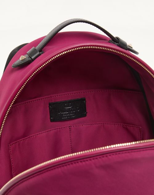 Valentino Garavani - Rockstud Backpack In Technical Fabric - Insolent - Man - Backpacks